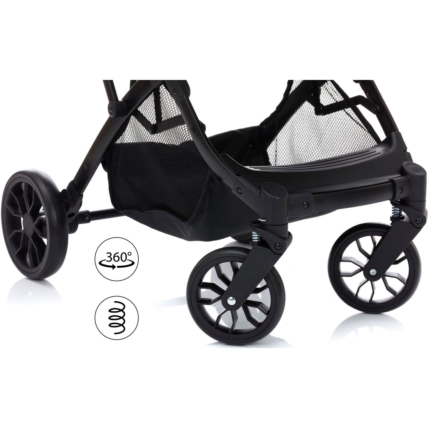 Kinder-Buggy "Styler Elite", hellgrau melange - FILLIKID Fillikid