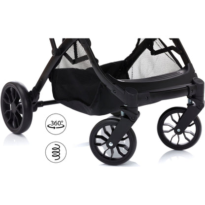 Kinder-Buggy "Styler Elite", hellgrau melange - FILLIKID Fillikid