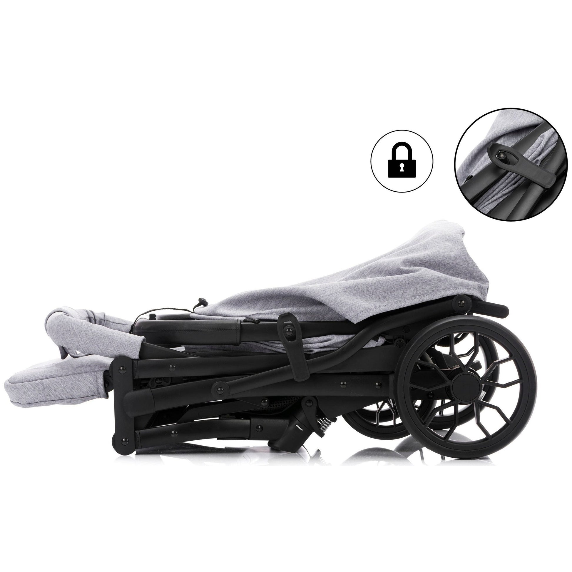 Kinder-Buggy "Styler Elite", hellgrau melange - FILLIKID Fillikid