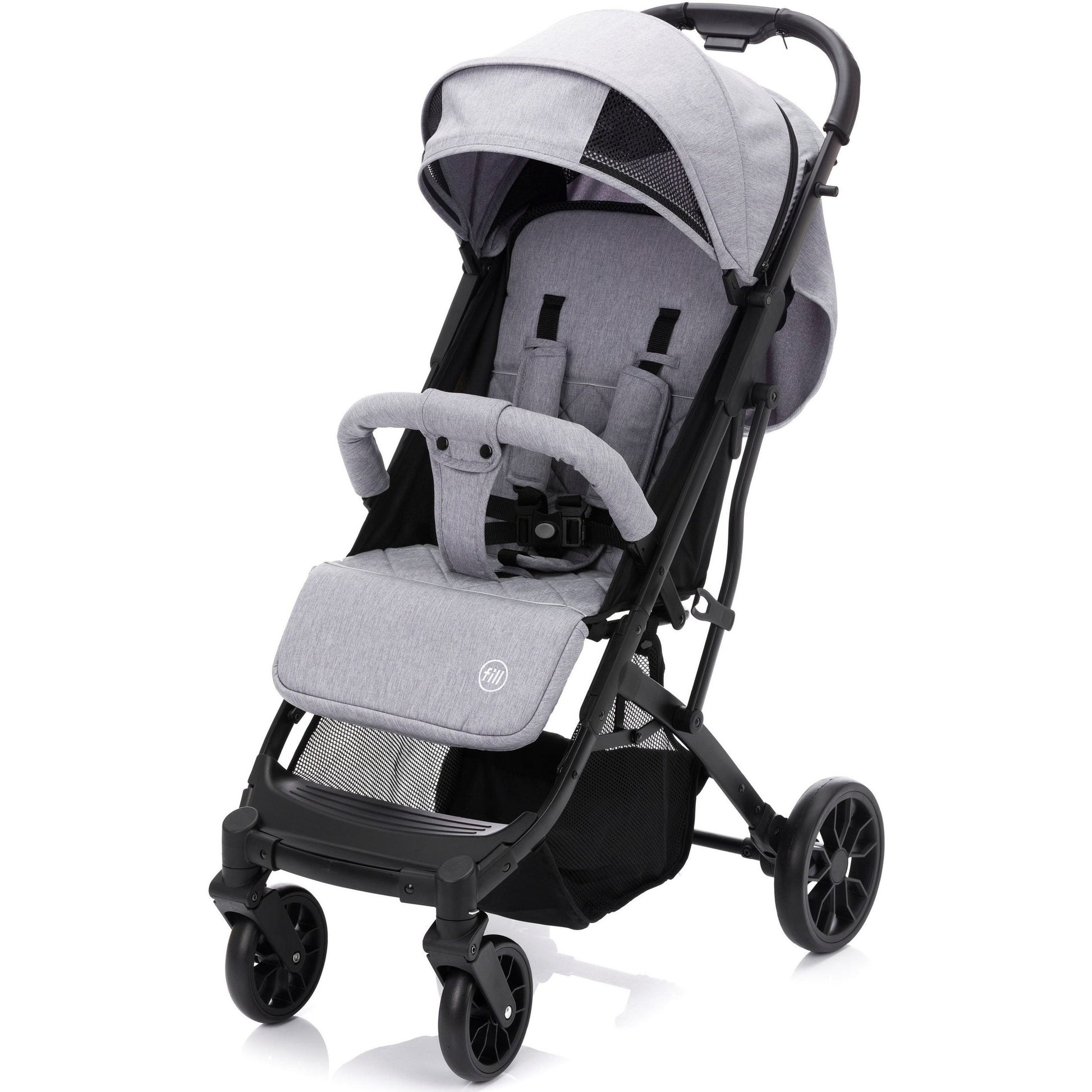 Kinder-Buggy "Styler Elite", hellgrau melange - FILLIKID Fillikid