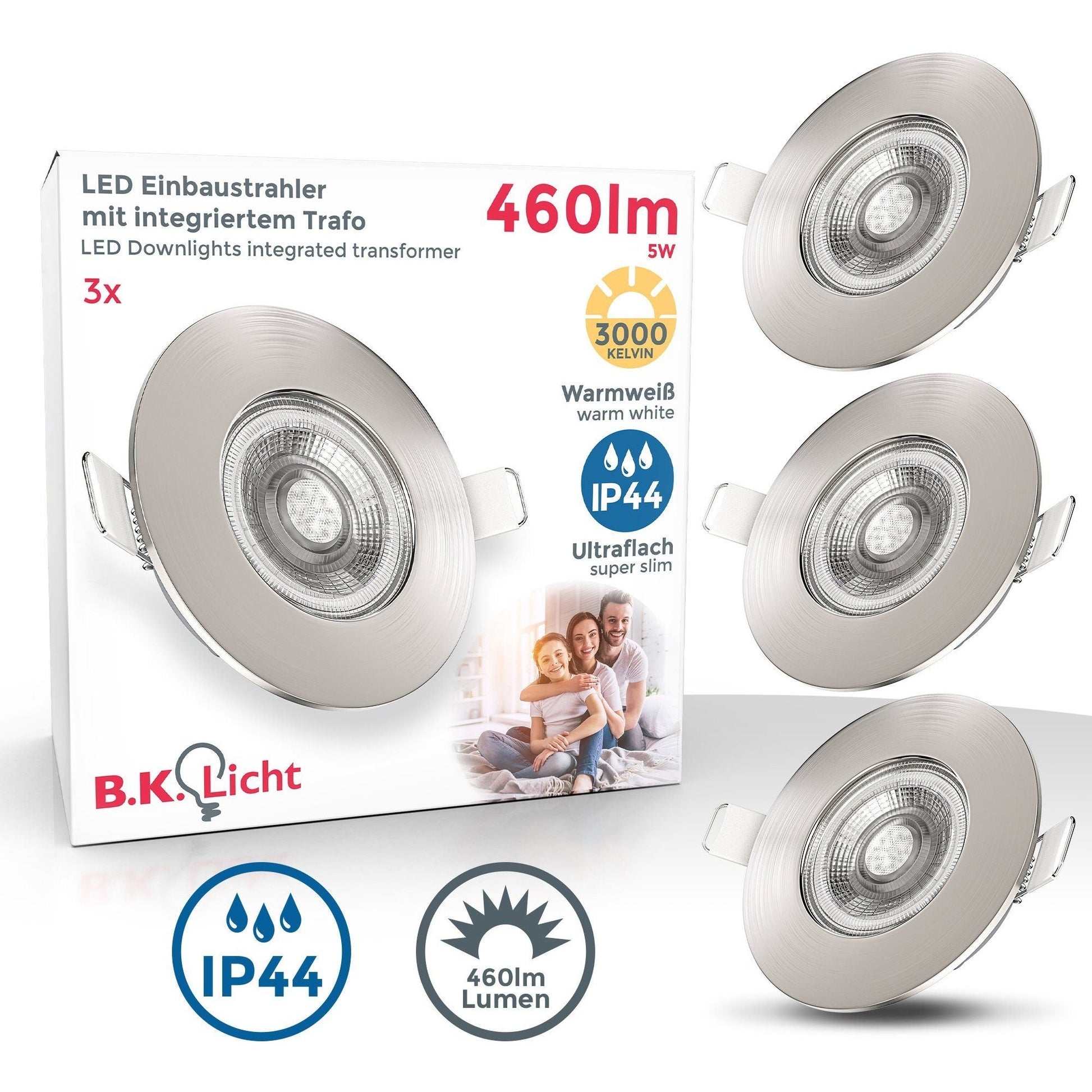 LED Einbauleuchte LED B.K.Licht