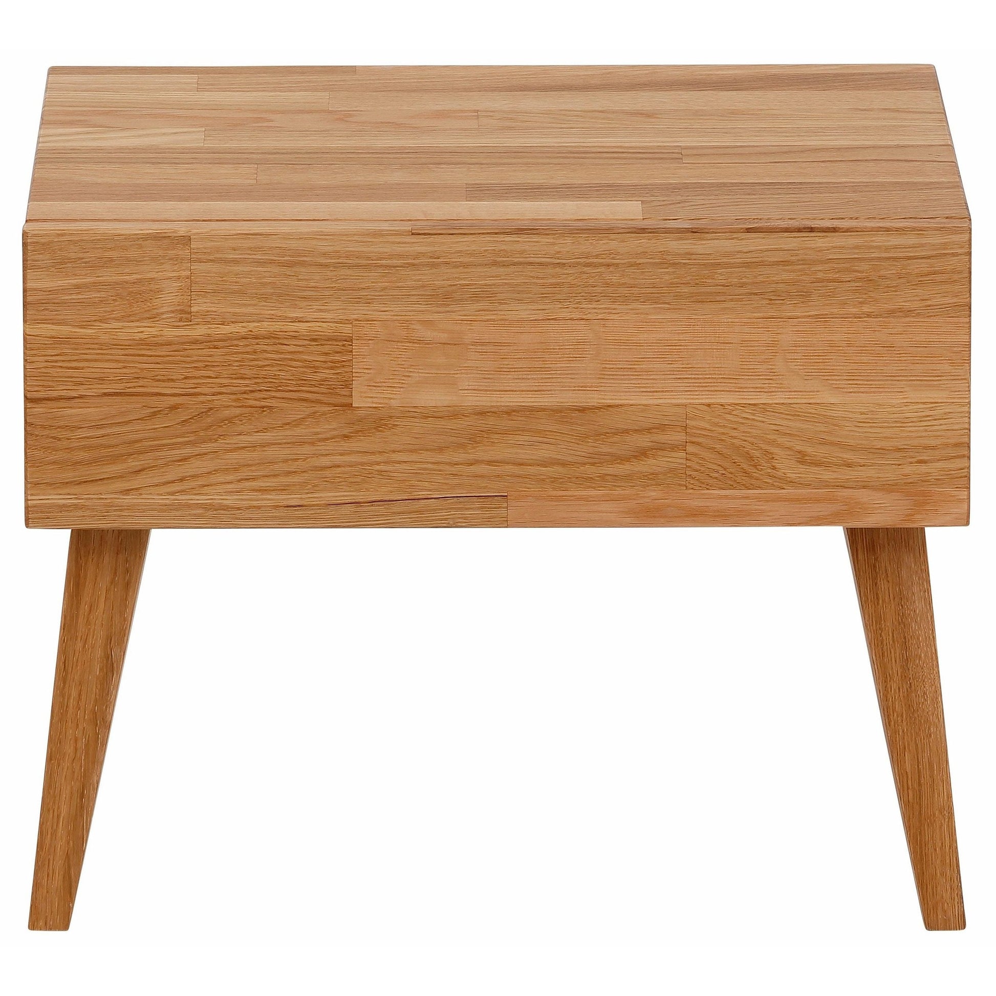 Nachttisch "Natali", massive Eiche, Breite 45 cm - HOME AFFAIRE HOME AFFAIRE