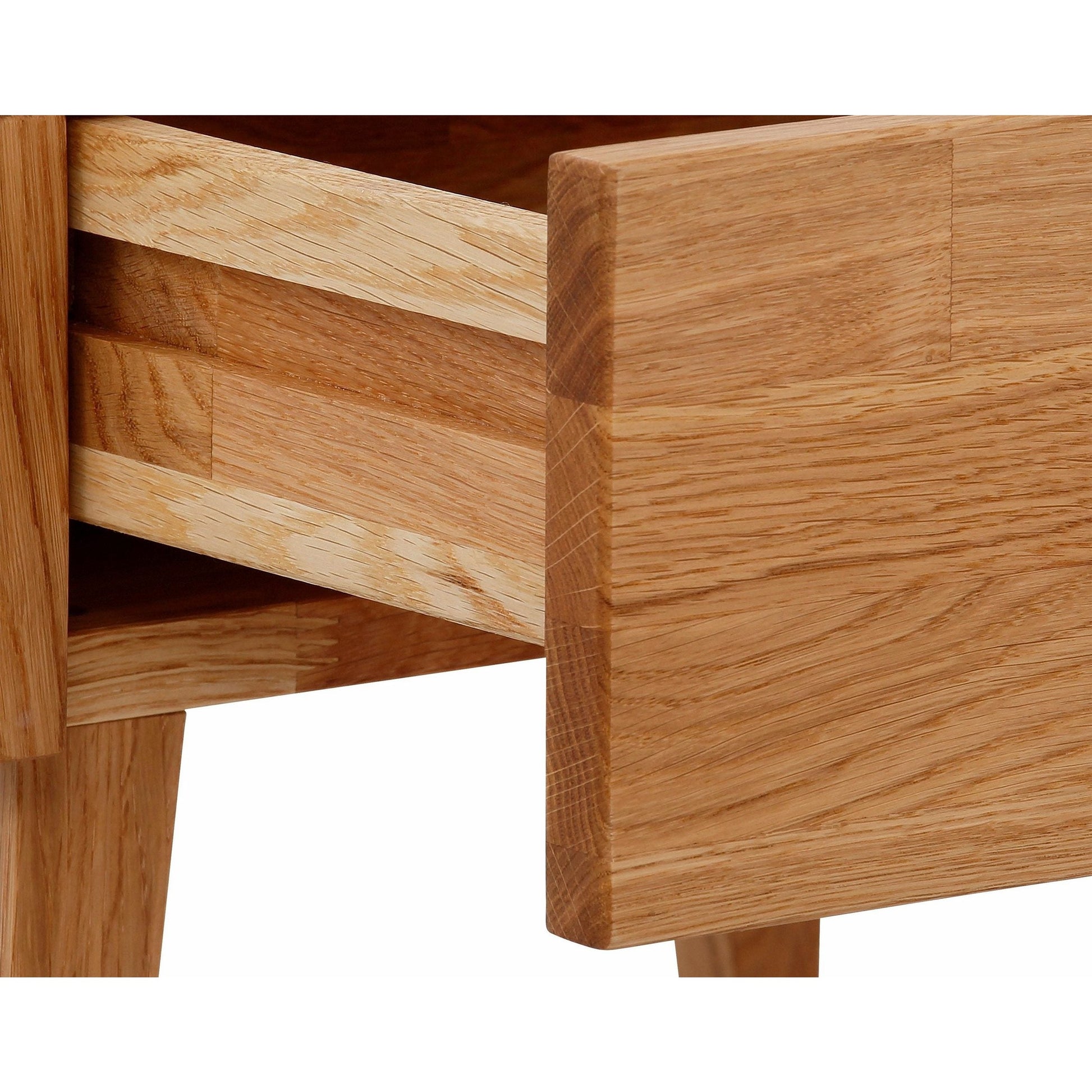 Nachttisch "Natali", massive Eiche, Breite 45 cm - HOME AFFAIRE HOME AFFAIRE