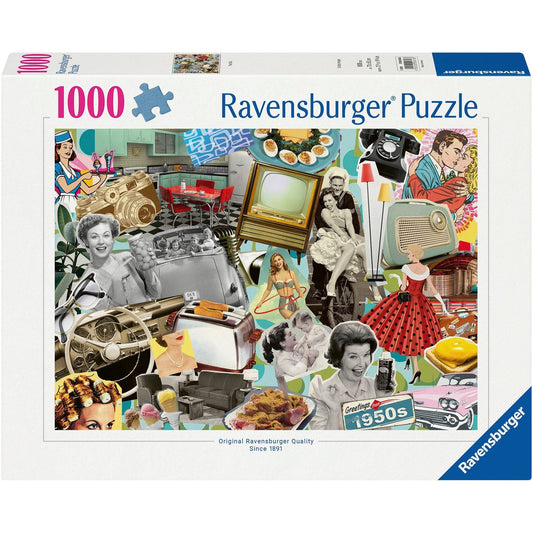 Puzzle "Die 50er Jahre", 1000 Teile - RAVENSBURGER 17387 Ravensburger Verlag GmbH