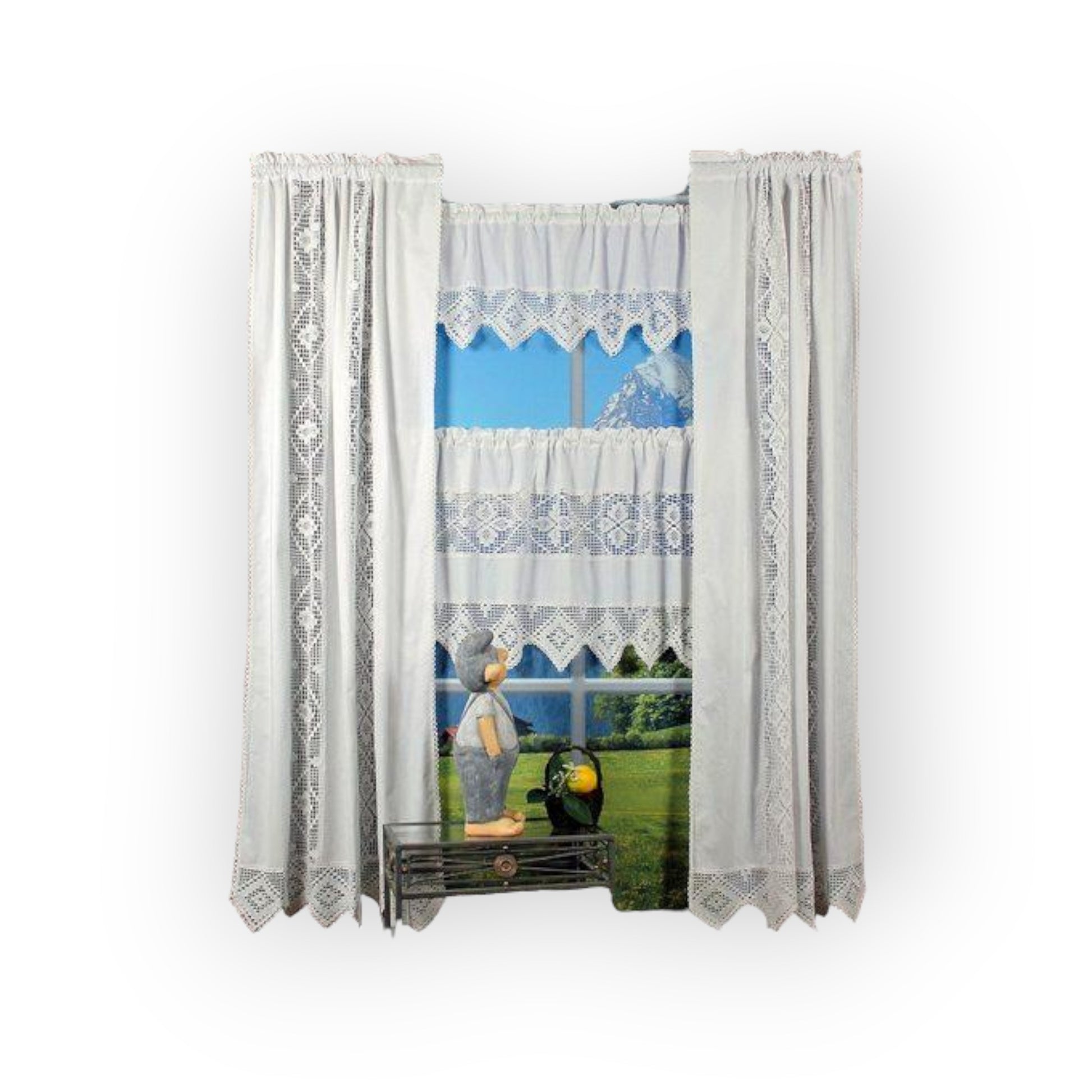 Querbehang Achental, Gr. 2: 55x120 cm - HOSSNER - ART OF HOME DECO HOSSNER - ART OF HOME DECO