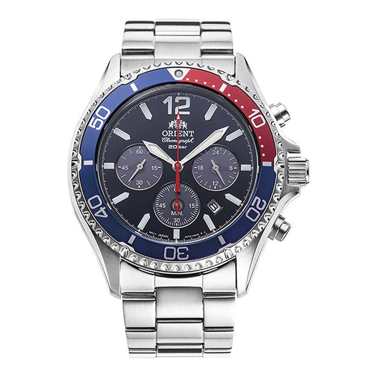 Orient Mako Solar Powered RA-TX0201L10B Men's Watch Chronograph