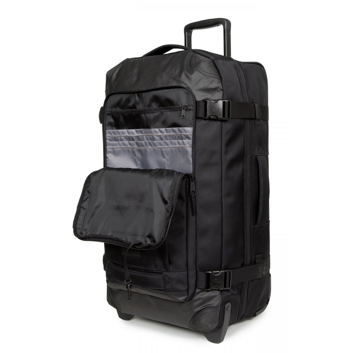 Reisetasche "TRANVERZ M", schwarz mit Rollen - EASTPAK Eastpak