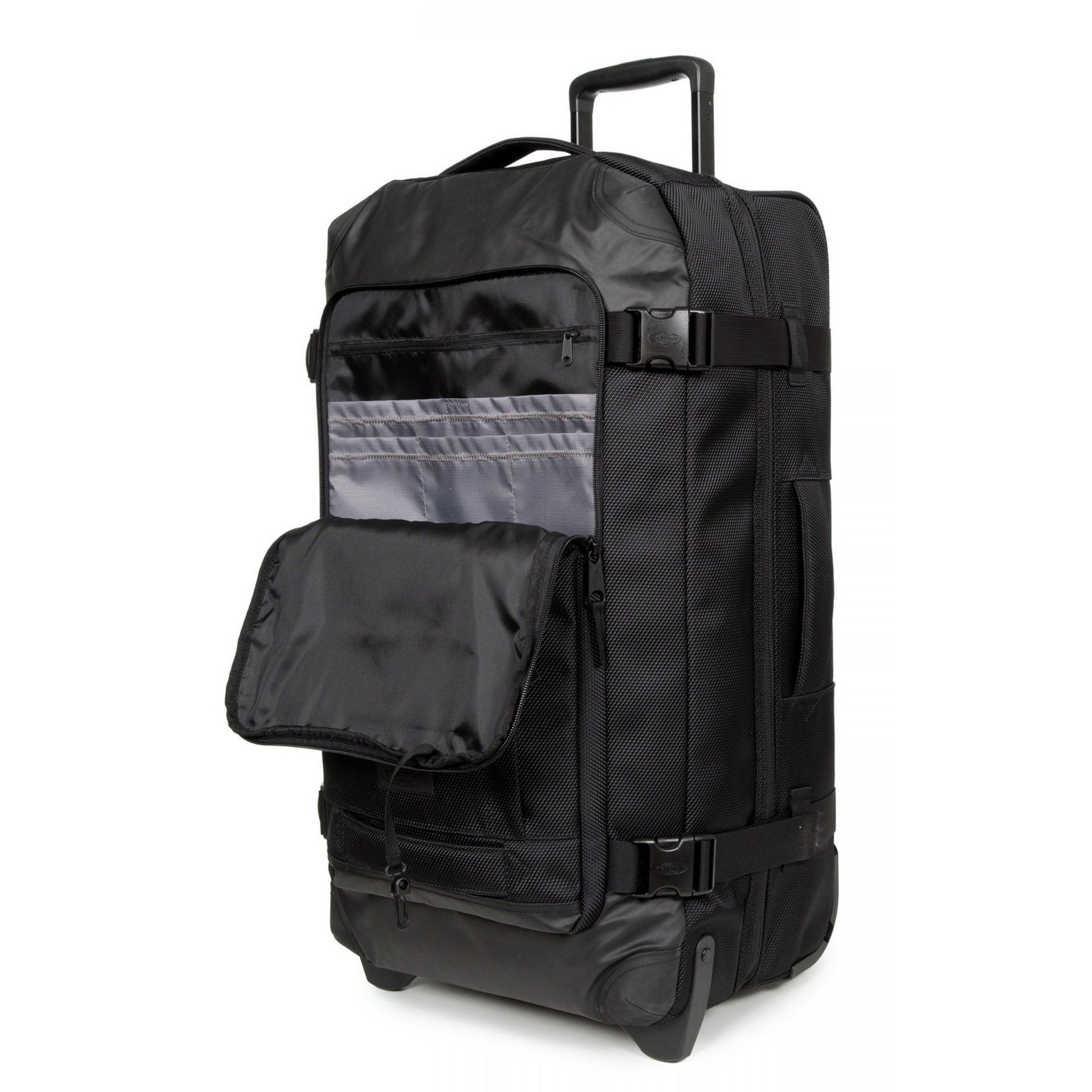 Reisetasche "TRANVERZ M", schwarz mit Rollen - EASTPAK Eastpak