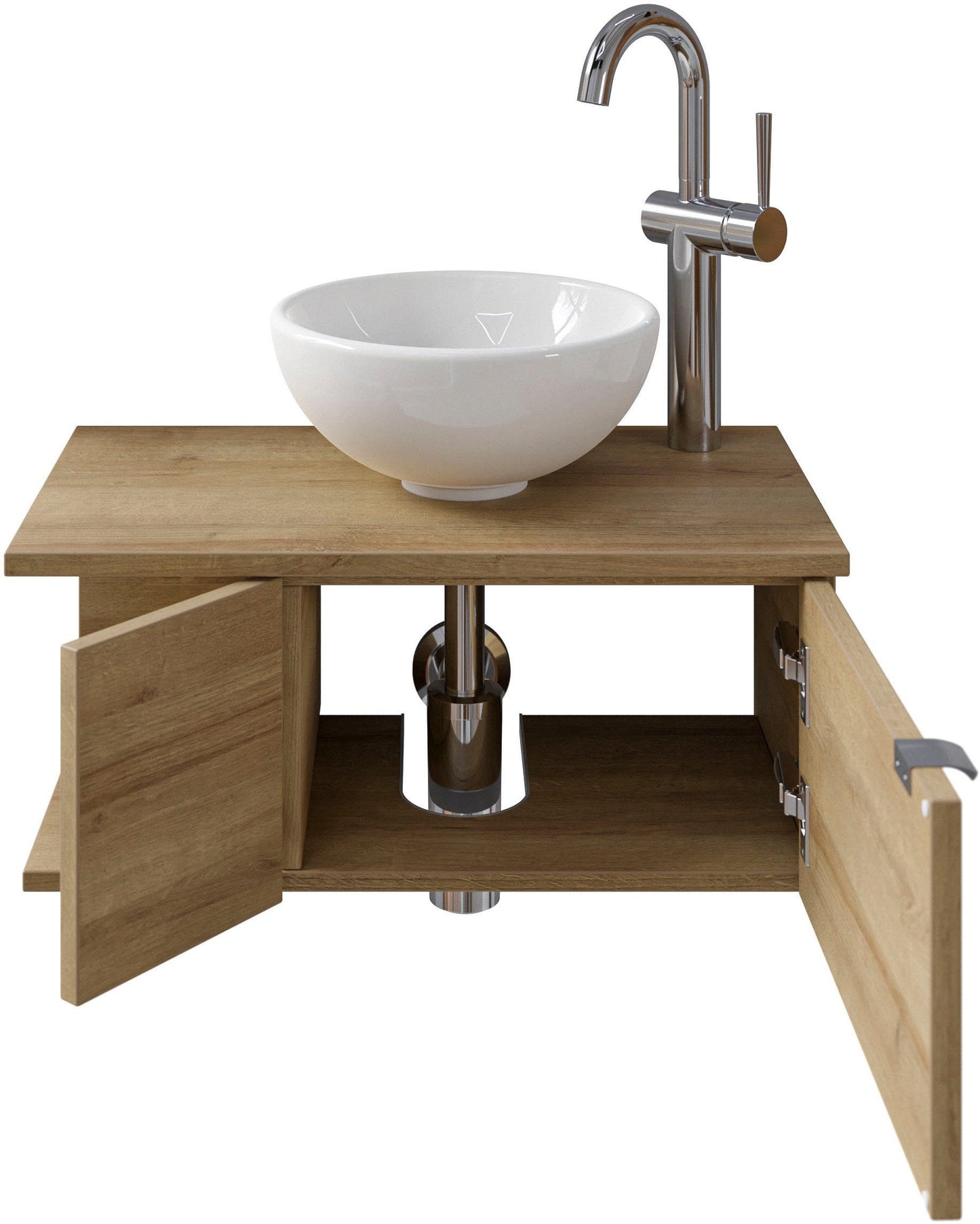 Waschtisch "Serie 6915 Waschschale", mit Unterschrank für Gästebad - SAPHIR