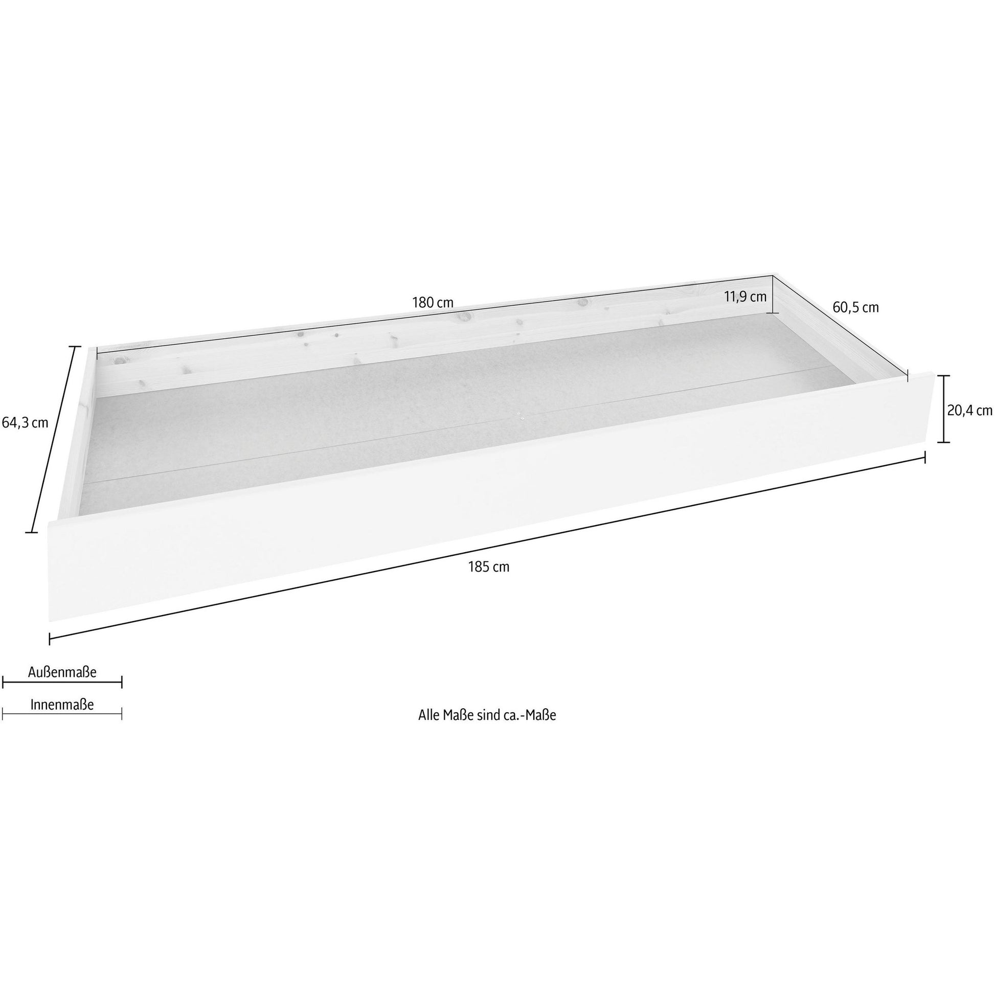 Schubkasten "ERIK ", passend zu Daybed "ERIK" - LÜTTENHÜTT LÜTTENHÜTT