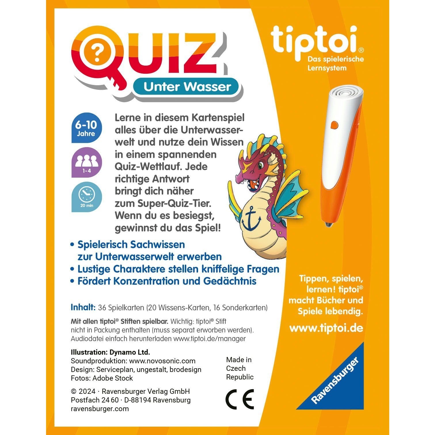 Spiel "Quiz Unter Wasser" - tiptoi® Ravensburger Verlag GmbH