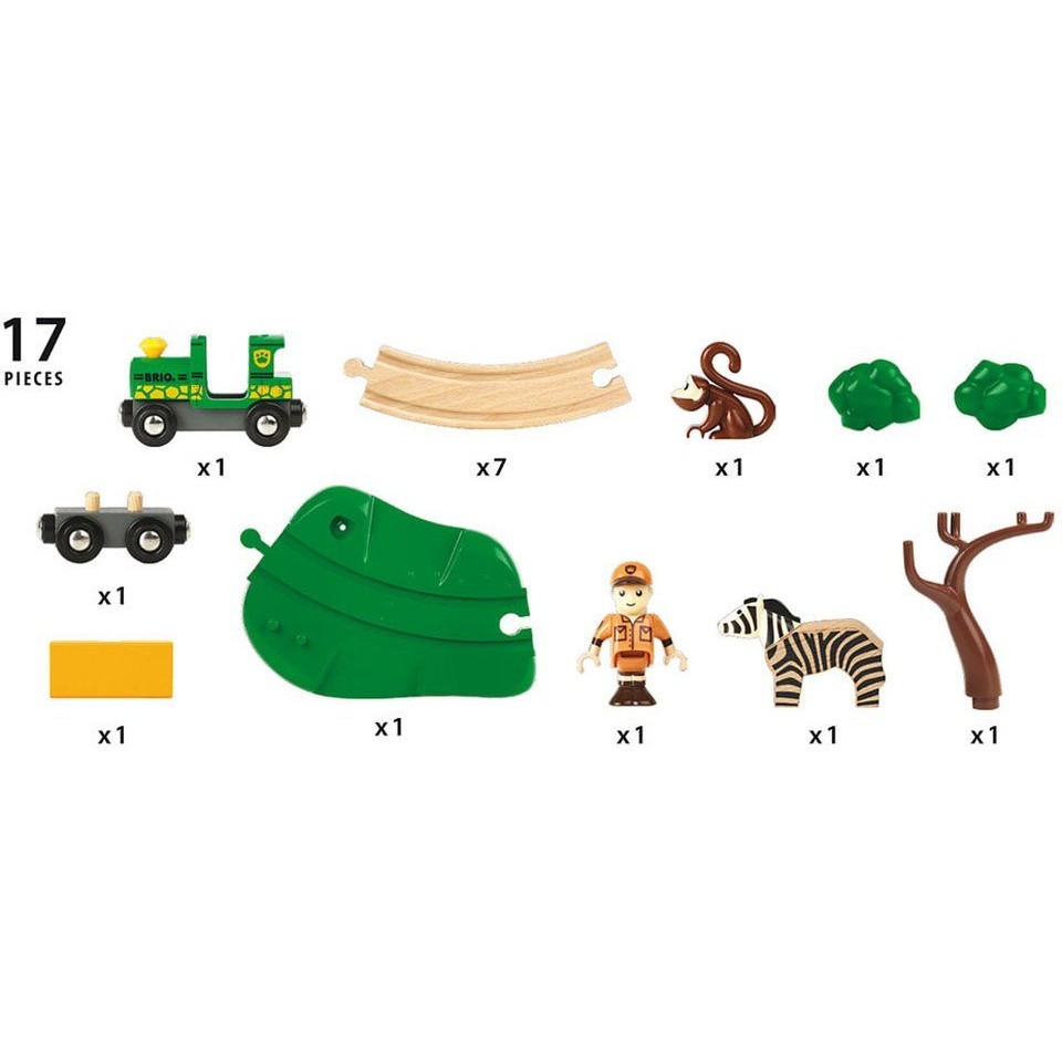 Spielzeug-Eisenbahn "Safari Bahn Set" - BRIO® WORLD Ravensburger Verlag GmbH