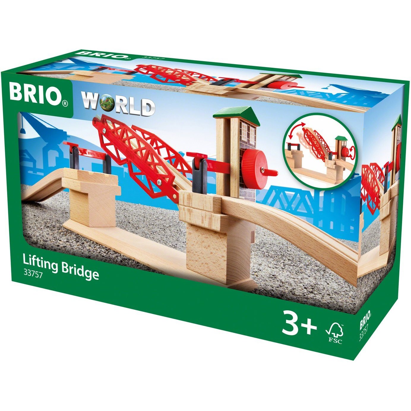 Spielzeugeisenbahn-Brücke "Hebebrücke" - BRIO® Ravensburger Verlag GmbH