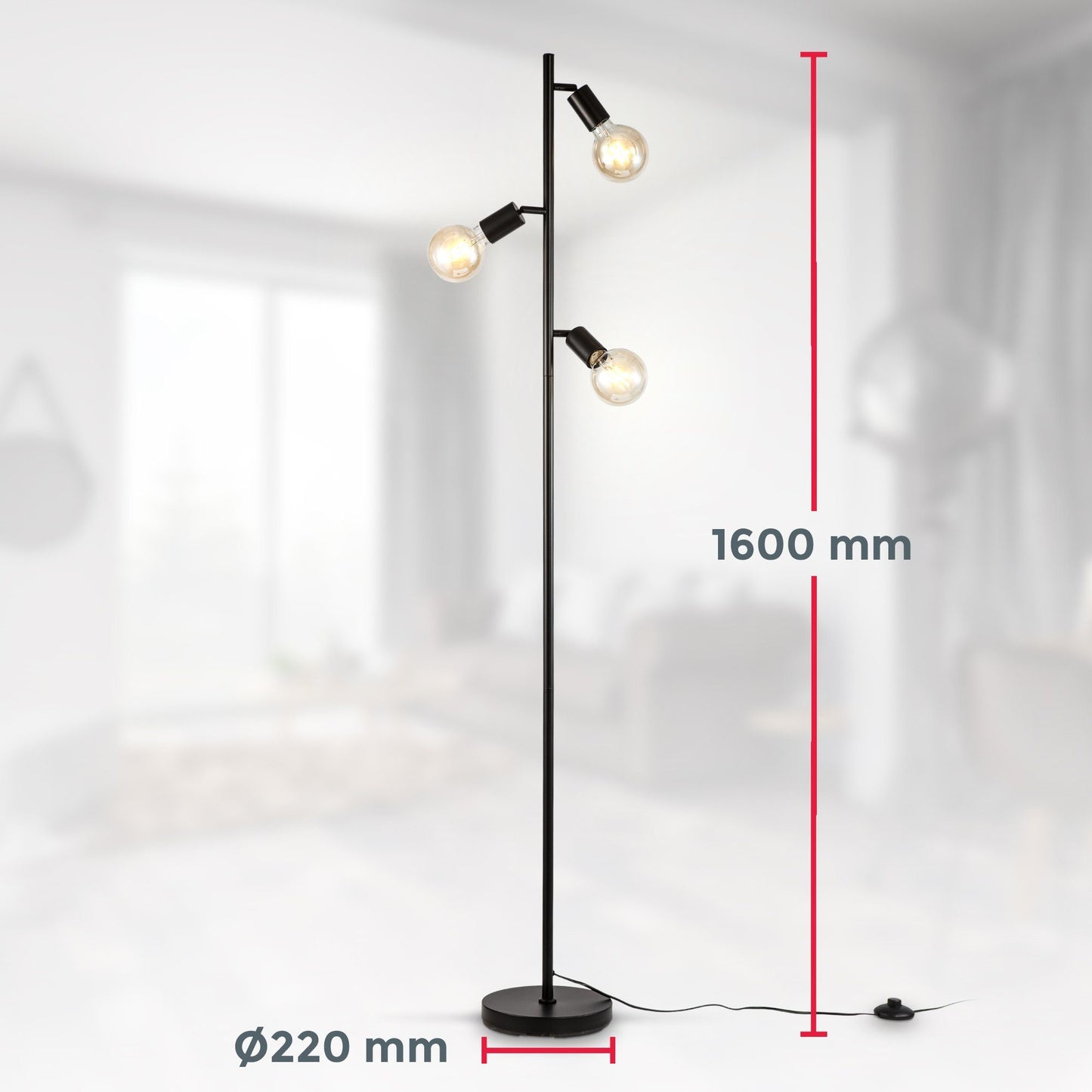Stehlampe B.K.Licht