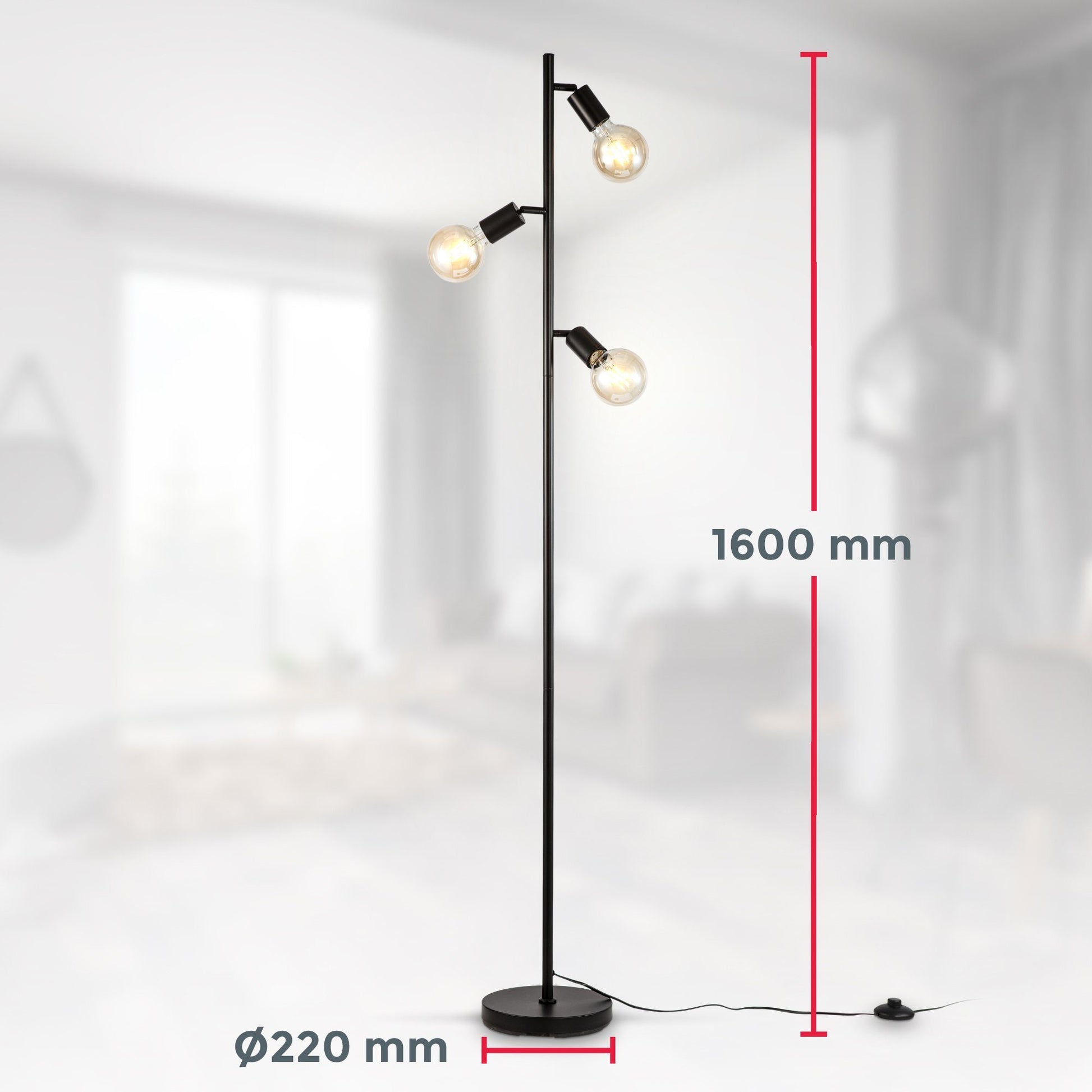 Stehlampe B.K.Licht