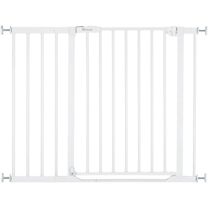 Türschutzgitter Clear Step Set 2 inklusive Verlängerung 21 cm, White Hauck