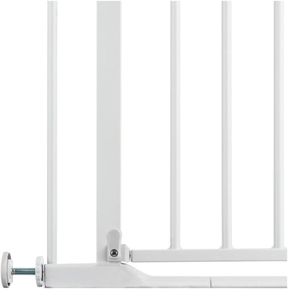 Türschutzgitter Clear Step Set 2 inklusive Verlängerung 21 cm, White Hauck