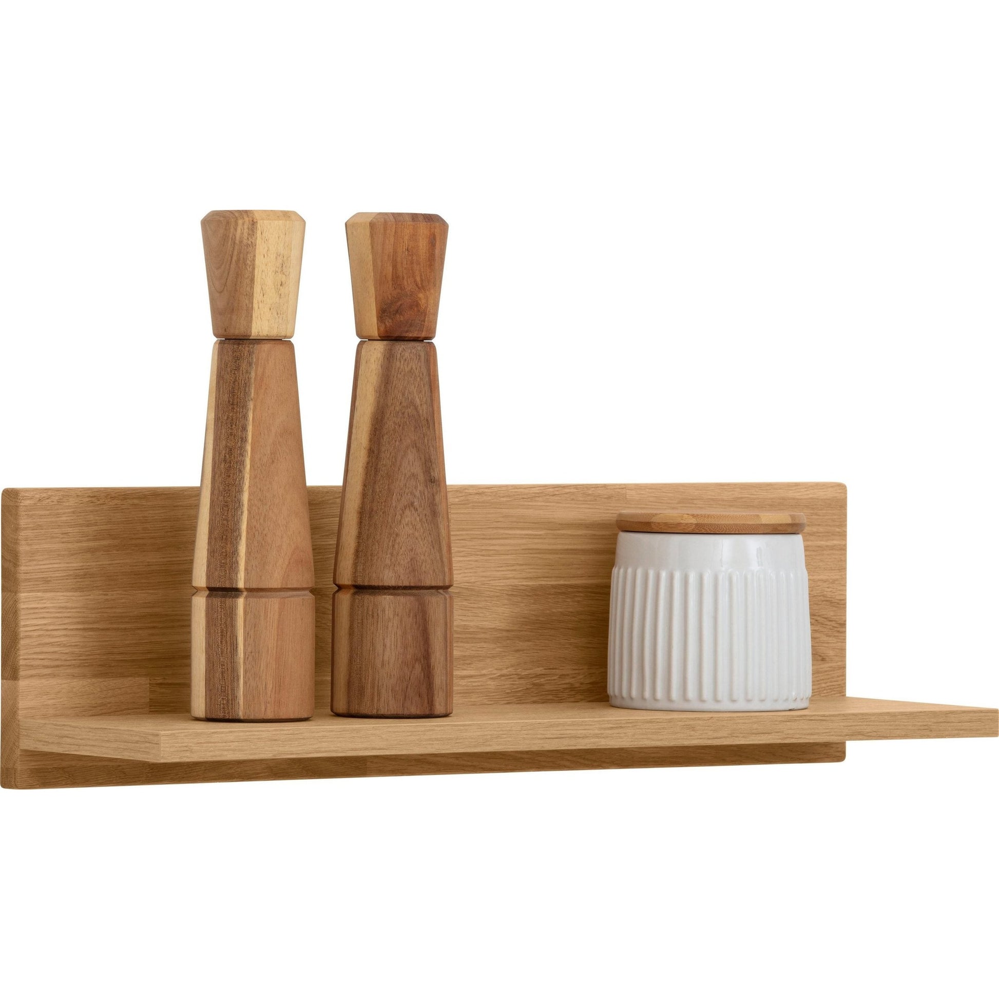 Wandregal "Nilsson", Eiche massiv, Breite 55 cm - HOME AFFAIRE HOME AFFAIRE