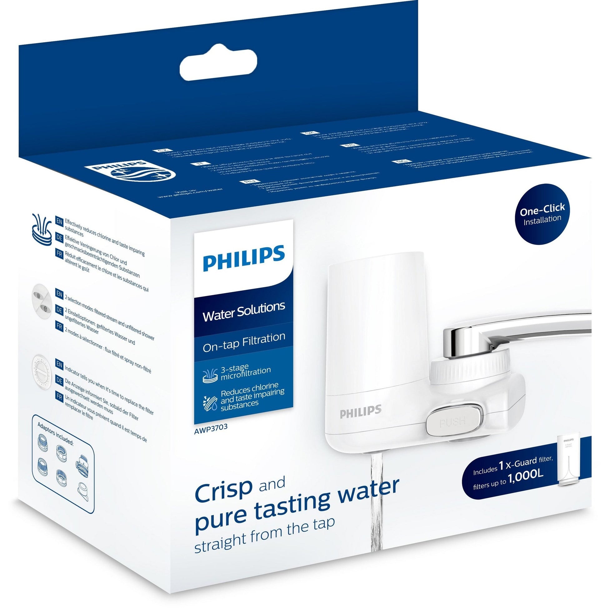 Wasserfilter "Philips X-Guard", Mikrofiltrationssystem AWP3703/10 - PHILIPS Philips
