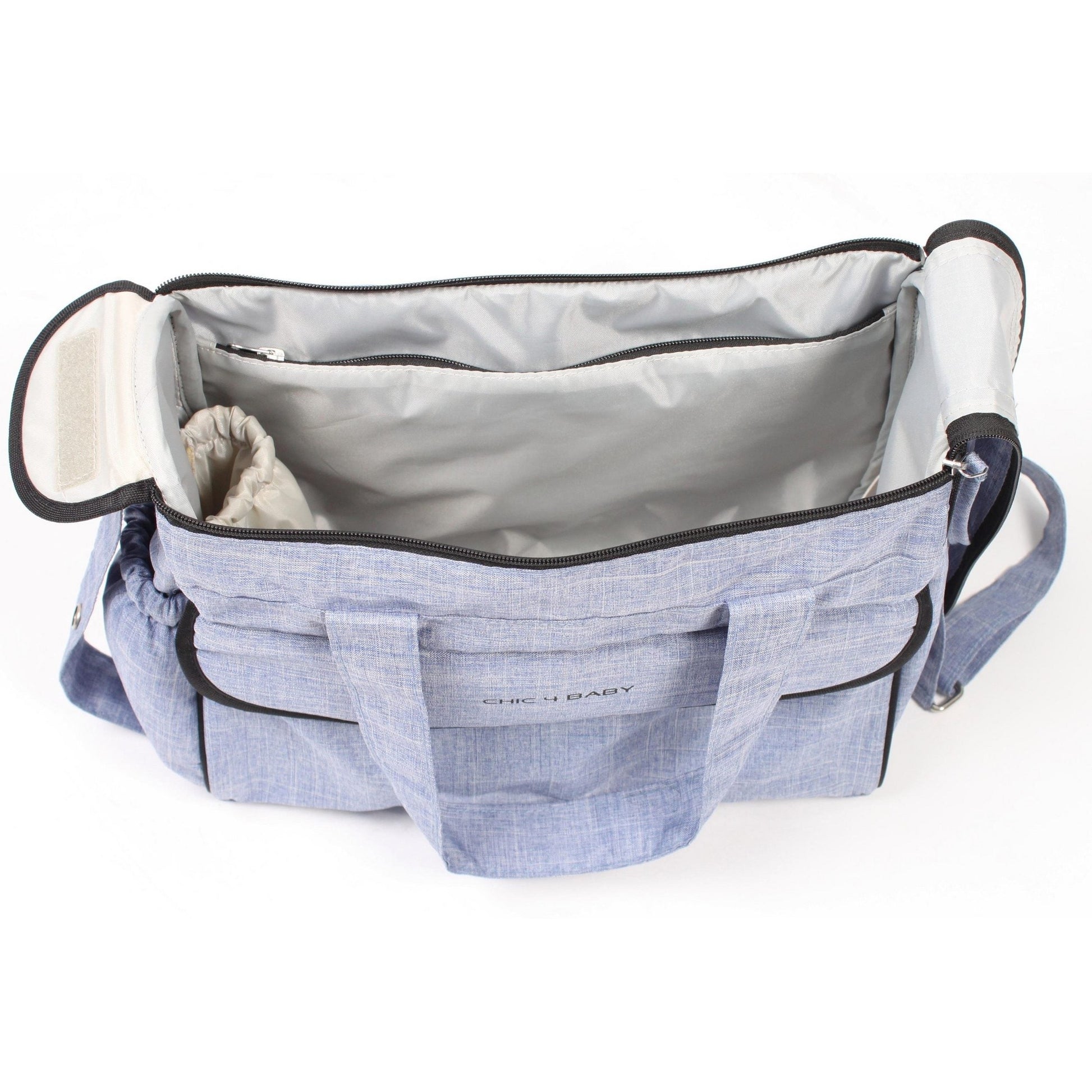 Wickeltasche "Komfort", hellblau - CHIC4BABY CHIC4BABY