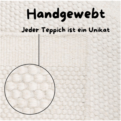 Wollteppich "Woolscape", Maße: 200x200cm - andas andas