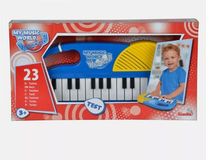 Simba - "My Musical World Mini Piano Keyboard", Musikspielzeug für Kinder, 25 cm