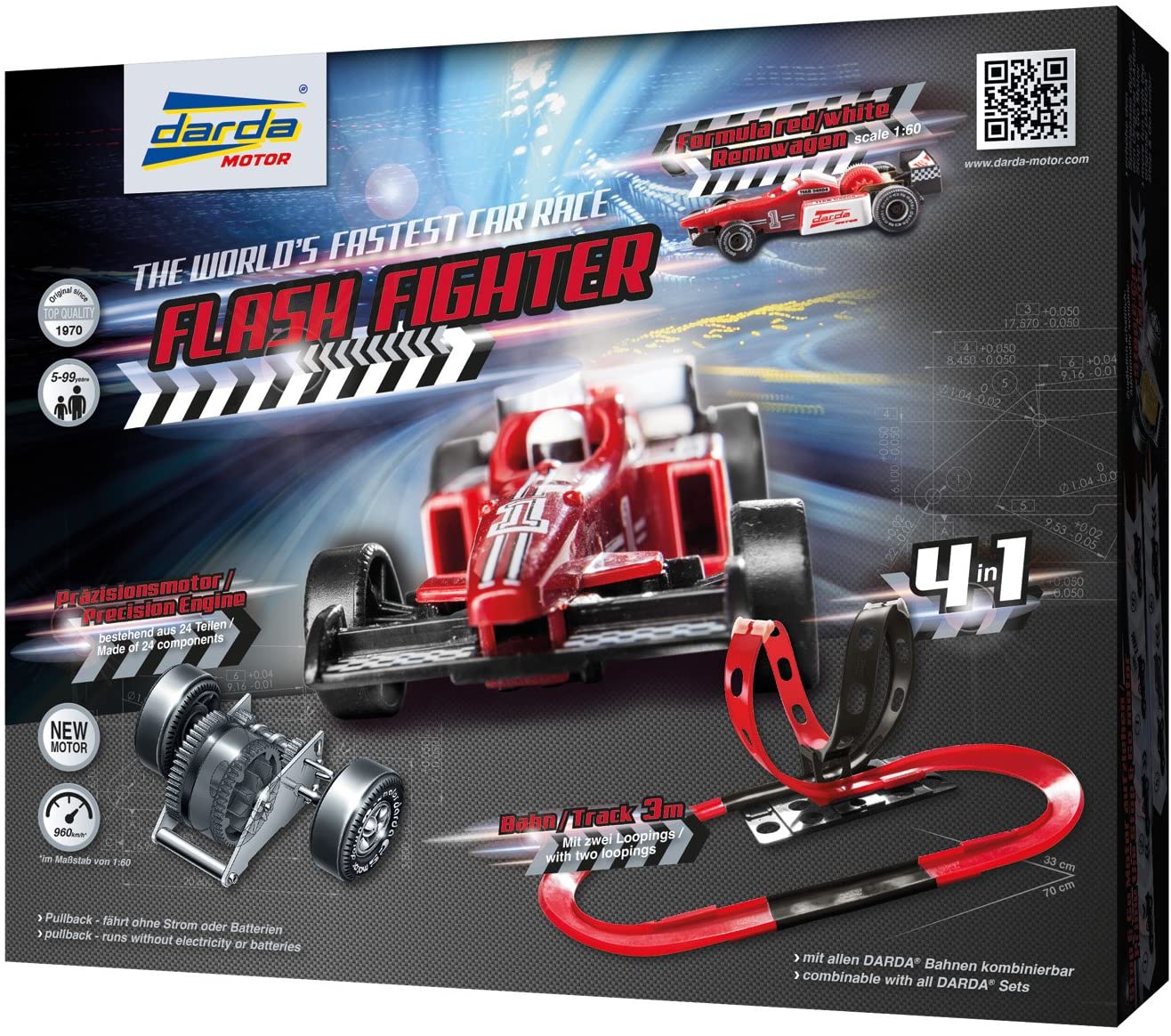 DARDA - "Flash Fighter", pista de carreras de coches