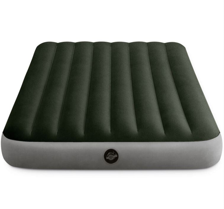 Intex - "Downy", Velour Doppel-Luftbett, Maße: 191 x 137 x 25 cm