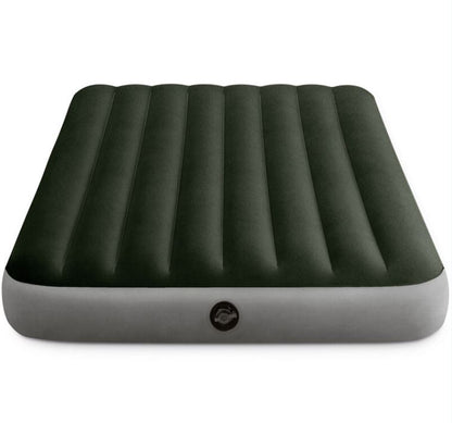Intex - "Downy", Velour Doppel-Luftbett, Maße: 191 x 137 x 25 cm